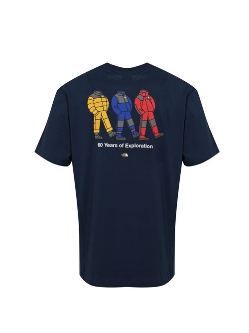 T-shirt TNF Celebration Relaxed Graphic in cotone Navy Blue The North Face | NF0A8GAR8K21